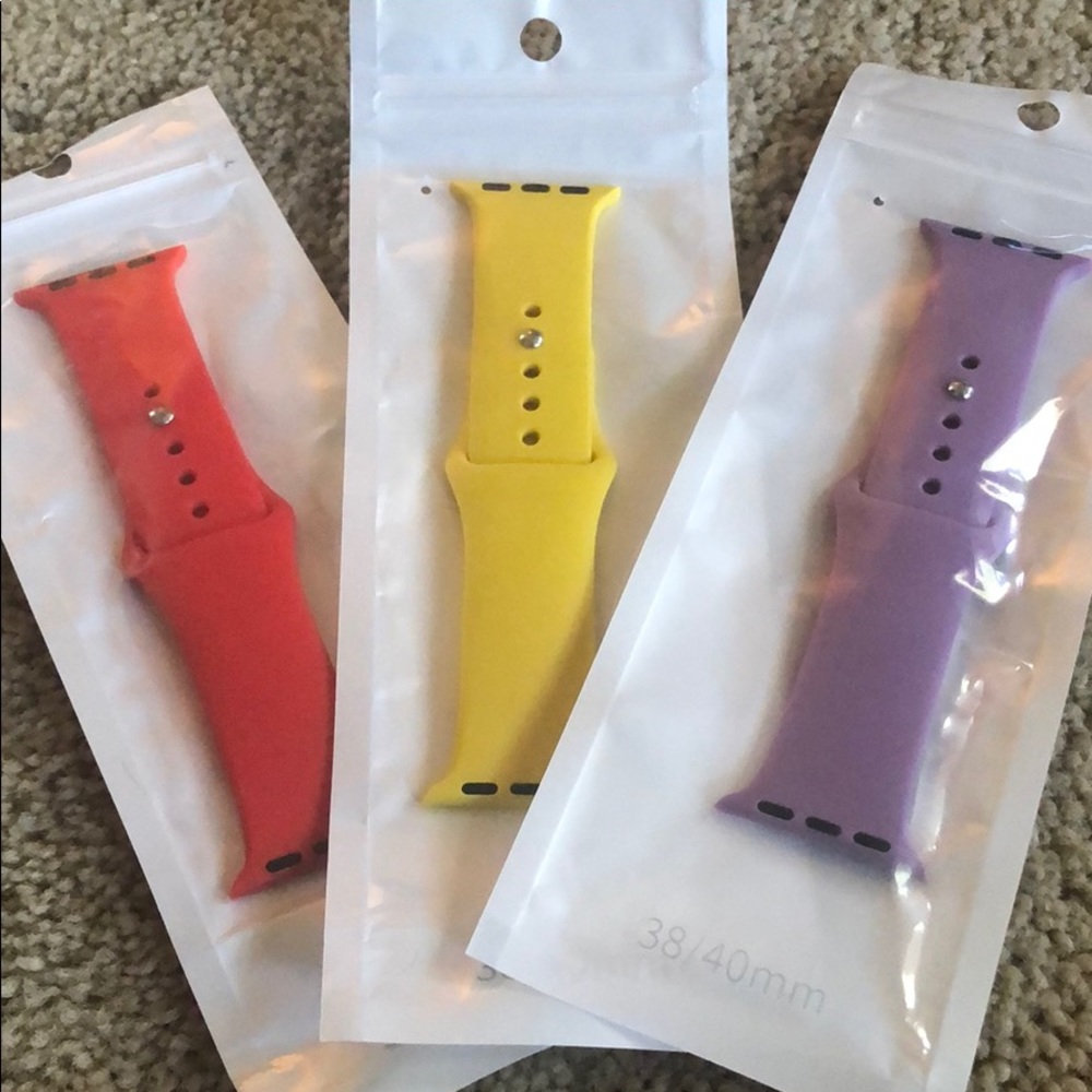 Apple Watch bands.